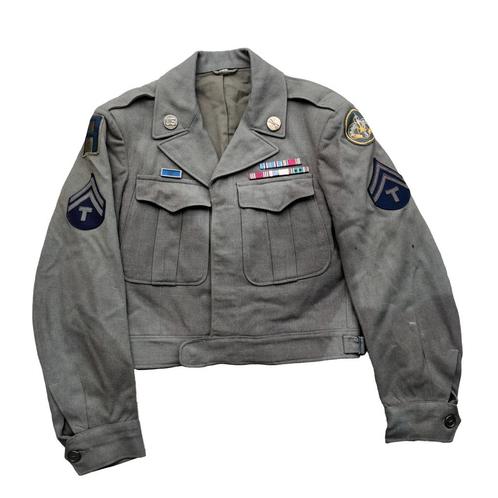 WWII US Ike Jacket 3rd Cavalry Regiment Named, Verzamelen, Militaria | Tweede Wereldoorlog, Ophalen of Verzenden