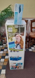 Zwembad Intex metalen frame met bijhorend, Tuin en Terras, Ophalen, Zo goed als nieuw