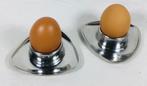 Alessi Alfra set vintage design inox eierdop houder, Ophalen of Verzenden, Huis en Inrichting