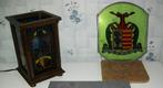 Hasselt Stadhuis - Lamp Borrelglas Glas Bord - Retro Vintage, Huis en Inrichting, Ophalen of Verzenden, Gebruikt