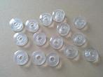 15 canettes en plastique pour machine à coudre 20 mm, Hobby en Vrije tijd, Naaimachines en Toebehoren, Ophalen of Verzenden, Gebruikt