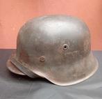 wo2 Duitse M42 NS68! helm, Verzamelen, Militaria | Tweede Wereldoorlog, Ophalen of Verzenden, Landmacht, Helm of Baret