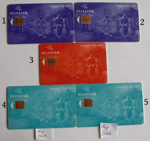 Telefoonkaarten Belgacom Kp  15  (5 stuks), Verzamelen, Telefoonkaarten, Ophalen of Verzenden