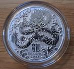Perth Mint Lunar 3 Dragon/Draak 0.5oz zilver 2024 BU, Postzegels en Munten, Munten | Oceanië, Zilver, Ophalen of Verzenden, Losse munt