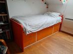 Oranje stijlvol bed in mooie staat, Comme neuf, Enlèvement