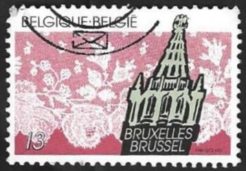 1 Postzegel Belgisch kant 1989 Brussel beschikbaar voor biedingen