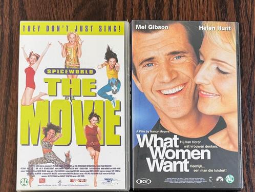 2 originele VHS-films – Spice Girls & Romantische komedie, Cd's en Dvd's, VHS | Film, Gebruikt, Komedie, Alle leeftijden, Ophalen of Verzenden