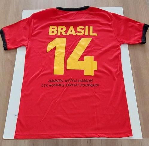 VOETBALSHIRT BELGIUM / WK 2014 BRASIL - "KOOPJE", Sport en Fitness, Voetbal, Zo goed als nieuw, Maat L, Ophalen of Verzenden