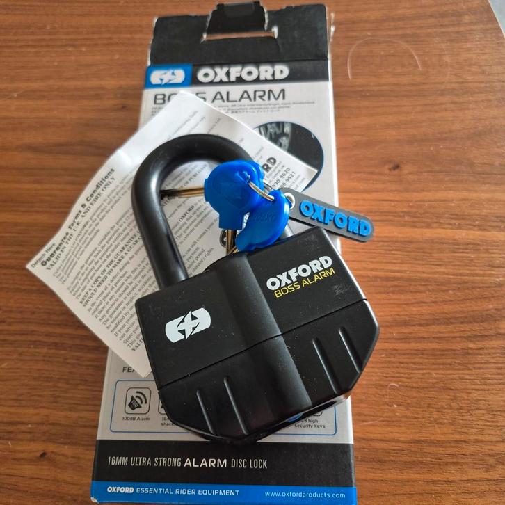 Antivol moto vélo Oxford Boss Alarm type bloqué disque, Motos, Accessoires | Cadenas, Enlèvement