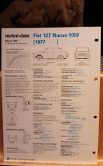 Fiat 127 nuova sport 1978-1983 technische fiche, Ophalen of Verzenden