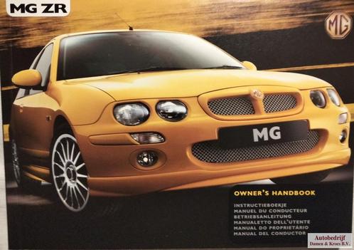 Handboek MG ZR RCL0525NL instructieboekje Nederlandstalig, Auto diversen, Handleidingen en Instructieboekjes, Ophalen of Verzenden