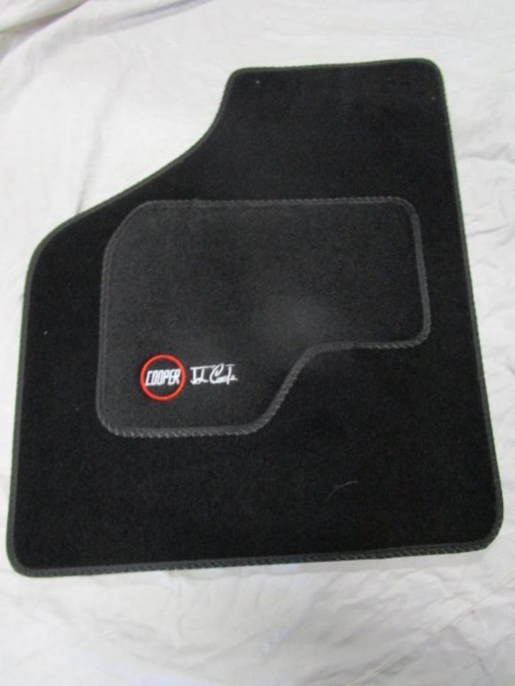 mattenset John Cooper Black Binding Klassieke Mini, Auto-onderdelen, Interieur en Bekleding, Mini, Oldtimer onderdelen, Rover