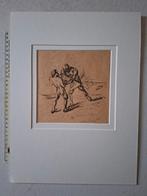 Litho Nelly von Seidlitz "Twee boksers", Ophalen of Verzenden