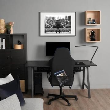 UTESPELARE Gamebureau, grijs, 160x80 cm beschikbaar voor biedingen