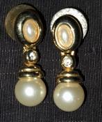 Prachtige oorhangers met parels., Overige materialen, Ophalen of Verzenden, Goud, Hangers