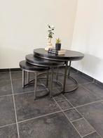 Salontafels set zwart, Huis en Inrichting, Tafels | Salontafels, Ophalen, 50 tot 100 cm, 50 tot 75 cm, Nieuw
