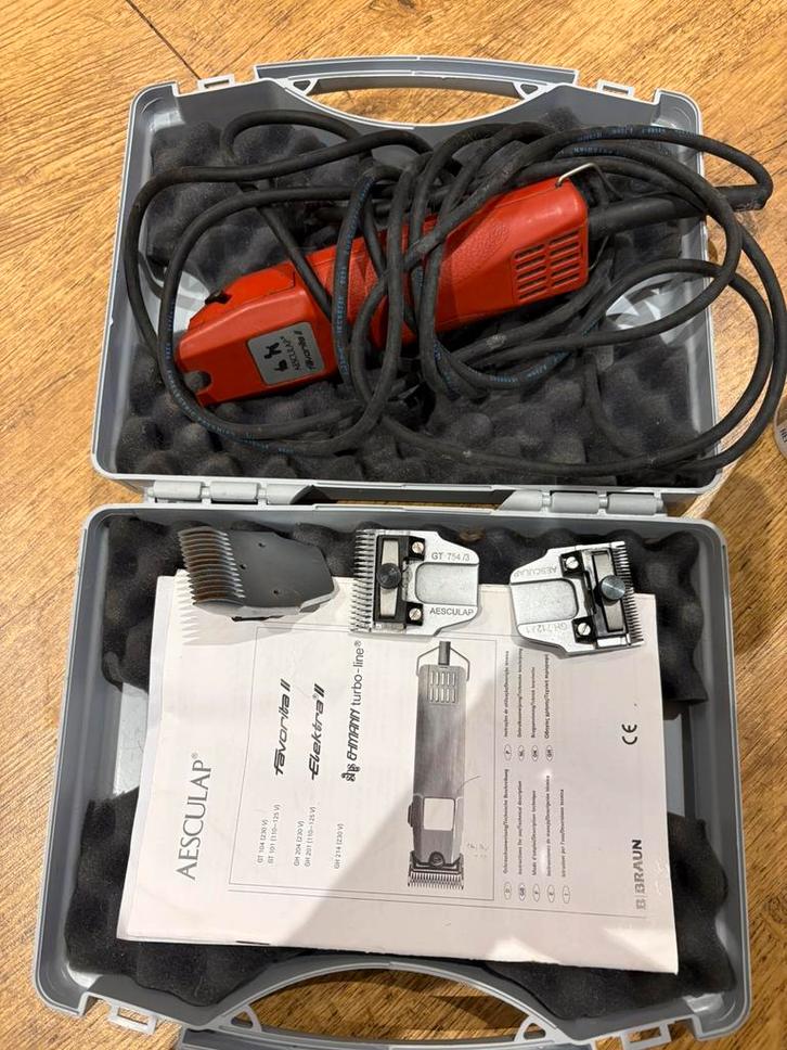 Tondeuse aesculap favorita II, Dieren en Toebehoren, Honden-accessoires, Zo goed als nieuw, Ophalen