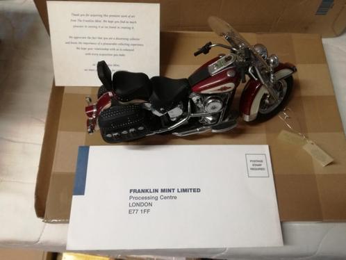 Harley Davidson Heritage ST Classic 1986 Franklin Mint 1/10, Collections, Marques automobiles, Motos & Formules 1, Comme neuf