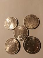 Zilver munten (5 stuks), Postzegels en Munten, Setje, Zilver, Ophalen of Verzenden, Zilver