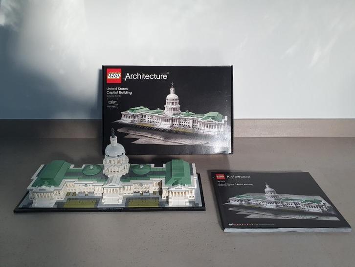 Lego Architecture - 21030 - Capitol building, Kinderen en Baby's, Speelgoed | Duplo en Lego, Gebruikt, Lego, Complete set, Ophalen of Verzenden