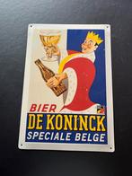 De Koninck - reclamebord metaal, Ophalen, Zo goed als nieuw, De Koninck