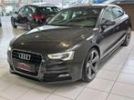 Audi A5 Sportback / Vol Leder / Navigatie / S-Line!, Auto's, Voorwielaandrijving, 4 zetels, Gebruikt, Zwart