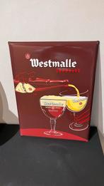 Westmalle blikken bord., Verzamelen, Ophalen of Verzenden, Zo goed als nieuw, Reclamebord, Plaat of Schild
