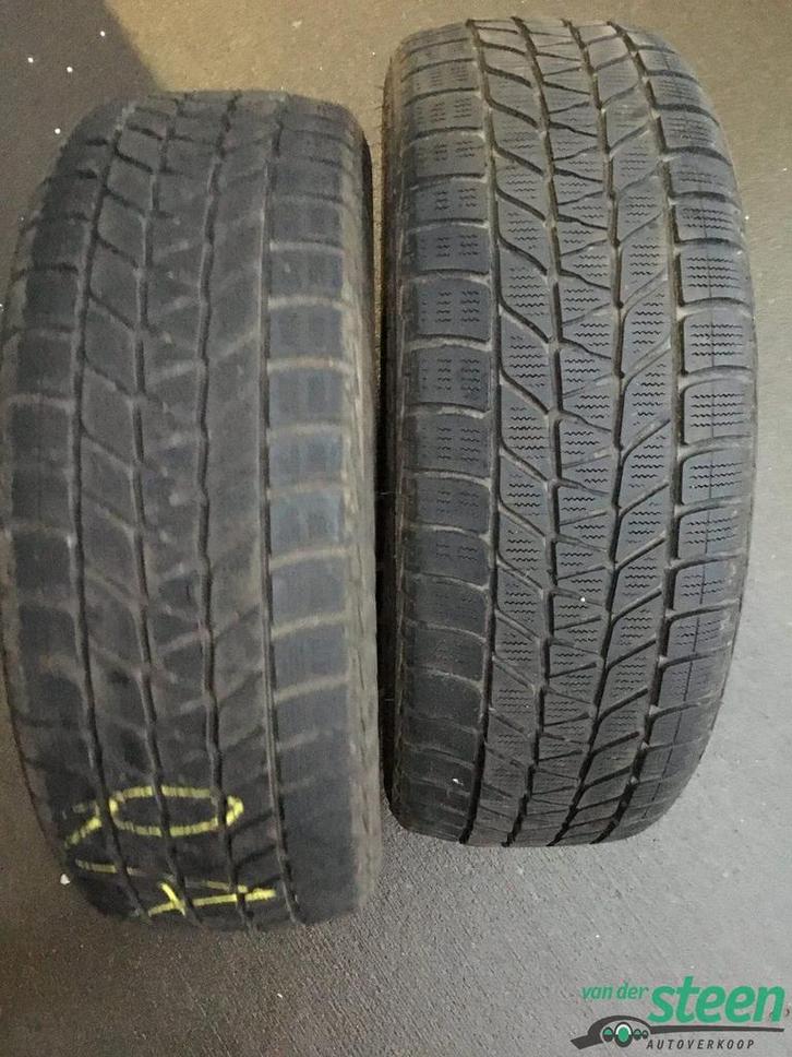 2 x 205-55-17 91H Bridgestone Blizzak LM 25 RFT RSC Mini en, Auto-onderdelen, Banden en Velgen, Band(en), Winterbanden, 17 inch