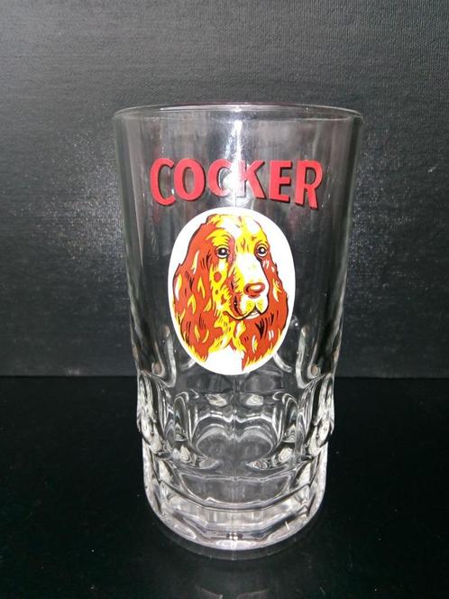 Oude COCKER-mok van Haine-Saint-Paul - Br. „Om vooruitgang t, Verzamelen, Biermerken, Zo goed als nieuw, Pul(len), Overige merken