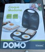 Croque Monsieur of madame, Elektronische apparatuur, Wafelijzers, Ophalen, Uitneembare platen, Nieuw