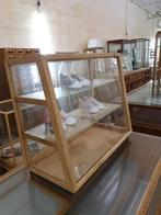 vintage vitrine winkeltoog toonbank vitrinekast showcase, Antiek en Kunst, Ophalen