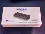Wavlink USB 3.0 Full HD Travel Mini Dock, Docking station, Harde schijf, Nieuw, Ophalen of Verzenden