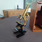 Messing microscoop, vrgprs : 395 €, TV, Hi-fi & Vidéo, Matériel d'optique | Microscopes, Enlèvement, Comme neuf, Microscope biologique