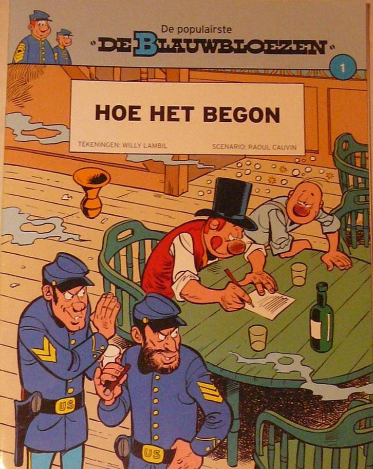 De Blauwbloezen : Hoe Het Begon  (doos 15-, Livres, BD, Enlèvement ou Envoi