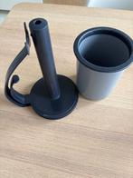 Tupperware keukenrolhouder + houder voor kookspullen, Ophalen, Gebruikt