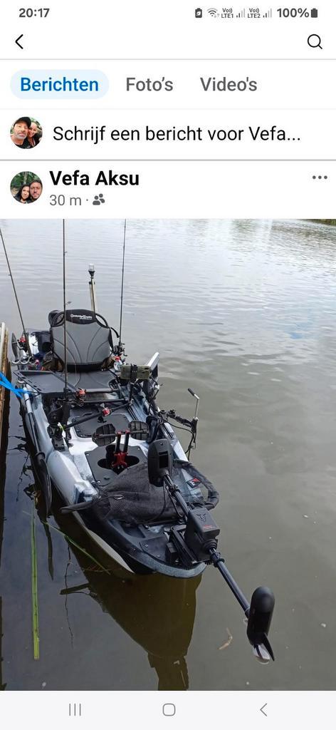Viskayak nieuw, Watersport en Boten, Vis- en Consoleboten, Nieuw, Ophalen