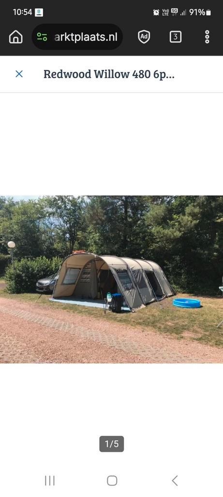 Redwood willow 6p katoenen tent, Caravans en Kamperen, Tenten, Ophalen