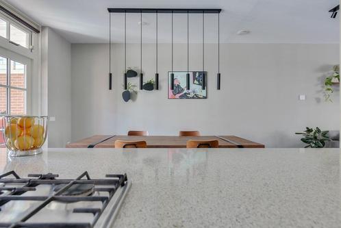 Ztahl - Hanglamp 'Salerno' 170cm - Matt Black - 8 lichts, Huis en Inrichting, Lampen | Hanglampen, Zo goed als nieuw, 75 cm of meer