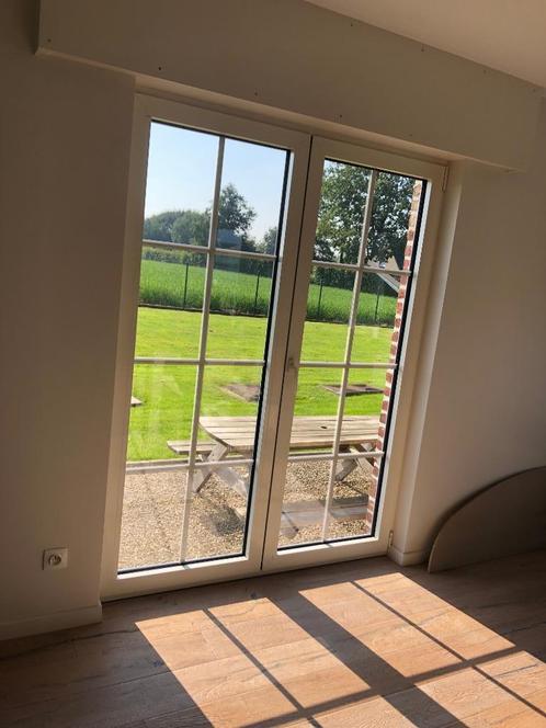 Aluminium raam wit, Doe-het-zelf en Bouw, Glas en Ramen, Zo goed als nieuw, Overige typen, 160 cm of meer, 160 cm of meer, Ophalen