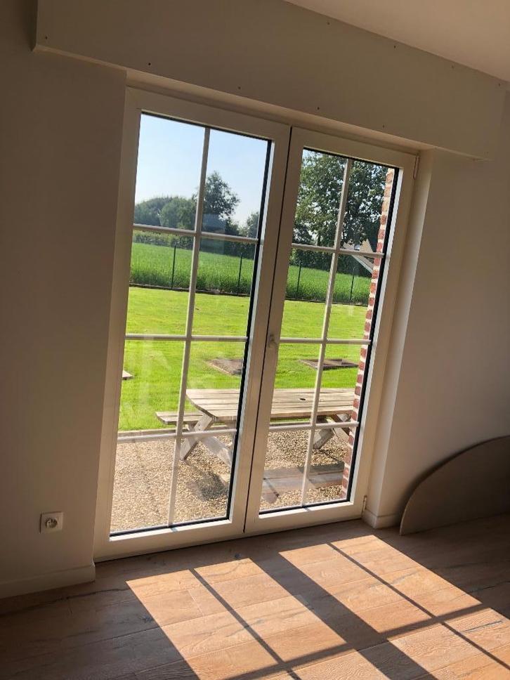 Aluminium raam wit, Doe-het-zelf en Bouw, Glas en Ramen, Zo goed als nieuw, Overige typen, 160 cm of meer, 160 cm of meer, Ophalen