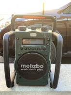 Werfradio metabo, Audio, Tv en Foto, Radio's, Ophalen, Zo goed als nieuw, Bouwradio