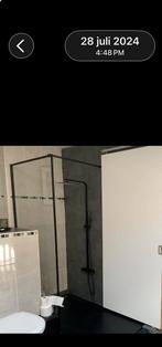 Te koop: douchebak + glazen douchewand (tweedehands), Huis en Inrichting, Ophalen, Gebruikt