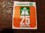 vignet zwitserland 2025, Tickets en Kaartjes, Autovignetten