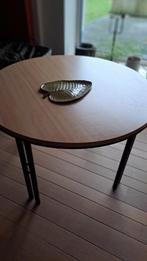 ronde  tafel diameter 110  cm., Ophalen, Gebruikt, Overige houtsoorten