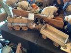 Antieke houten trein ! Jaren 1900 !, Antiek en Kunst, Antiek | Speelgoed, Ophalen