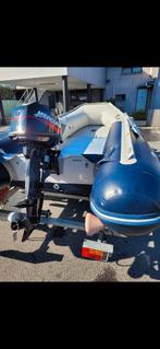 Opblaasbare rubberboot zodiac met aluminium vloer., Watersport en Boten, Buiten- en Binnenboordmotoren, Ophalen