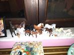 Schleich dierenmix – paarden, leeuwen, tijger, katten– Balen, Ophalen of Verzenden, Zo goed als nieuw