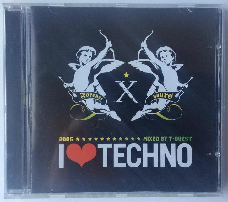 I love techno 2005 mixed by T-quest, Cd's en Dvd's, Cd's | Dance en House, Gebruikt, Techno of Trance, Ophalen of Verzenden