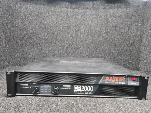 Amplificateur MASTER audio DP2000 2 x 1000 watts, TV, Hi-fi & Vidéo, Enceintes, Comme neuf, Enlèvement ou Envoi