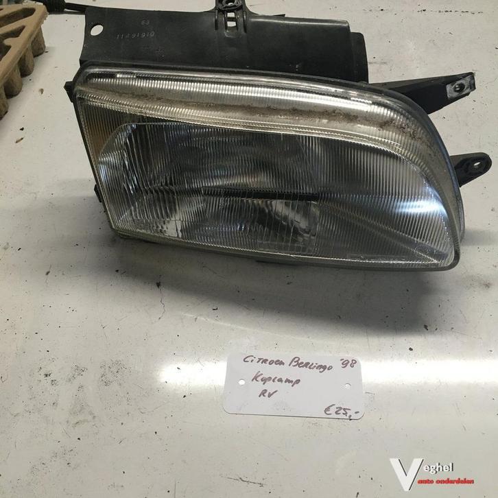 Citroen Berlingo 1998 Koplamp Rechtsvoor, Auto-onderdelen, Verlichting, Gebruikt, Ophalen of Verzenden